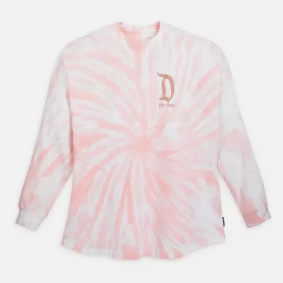 NEW Disney Spirit Jersey Disneyland Resort Tie-Dye Briar Rose Gold Glitter Sz L - Picture 4 of 10